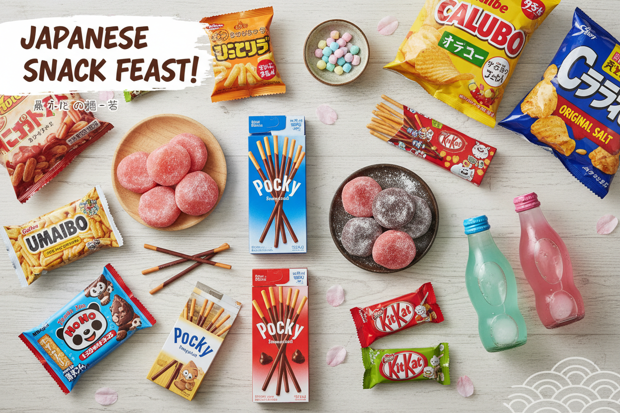 دليلك الشامل لاكتشاف عالم الوجبات الخفيفة اليابانية الأصيلة