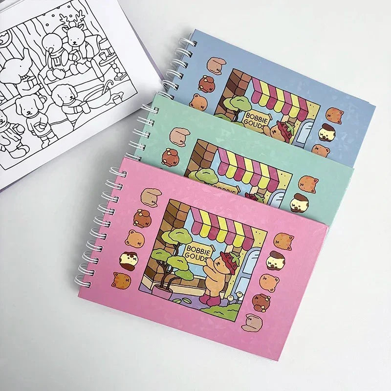 دفتر تلوين للكبار والمراهقين - رسومات دودل جميلة